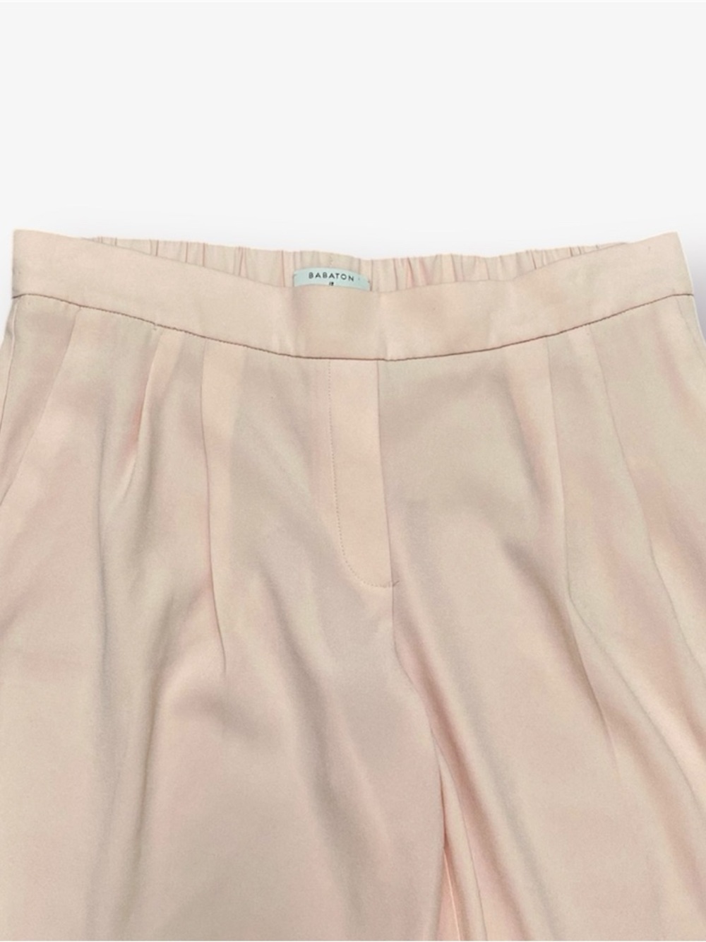 Aritzia Babaton Light Blush Pink Cohen Pant Size 12 - Picture 7 of 7